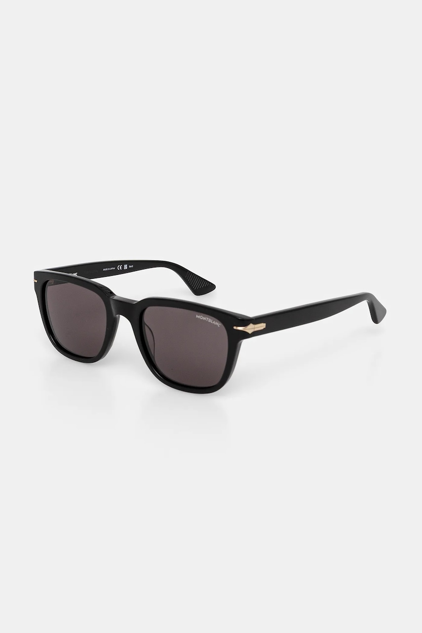 Montblanc ochelari de soare barbati, culoarea negru, MB0302S Montblanc ochelari de soare barbati, culoarea negru, MB0302S