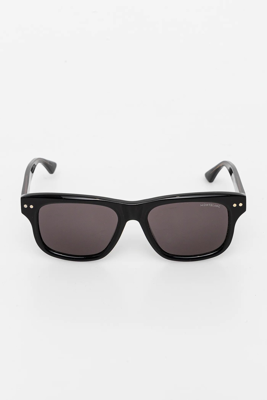 Γυαλιά ηλίου Montblanc χρώμα: μαύρο, MB0319S φωτογραφία