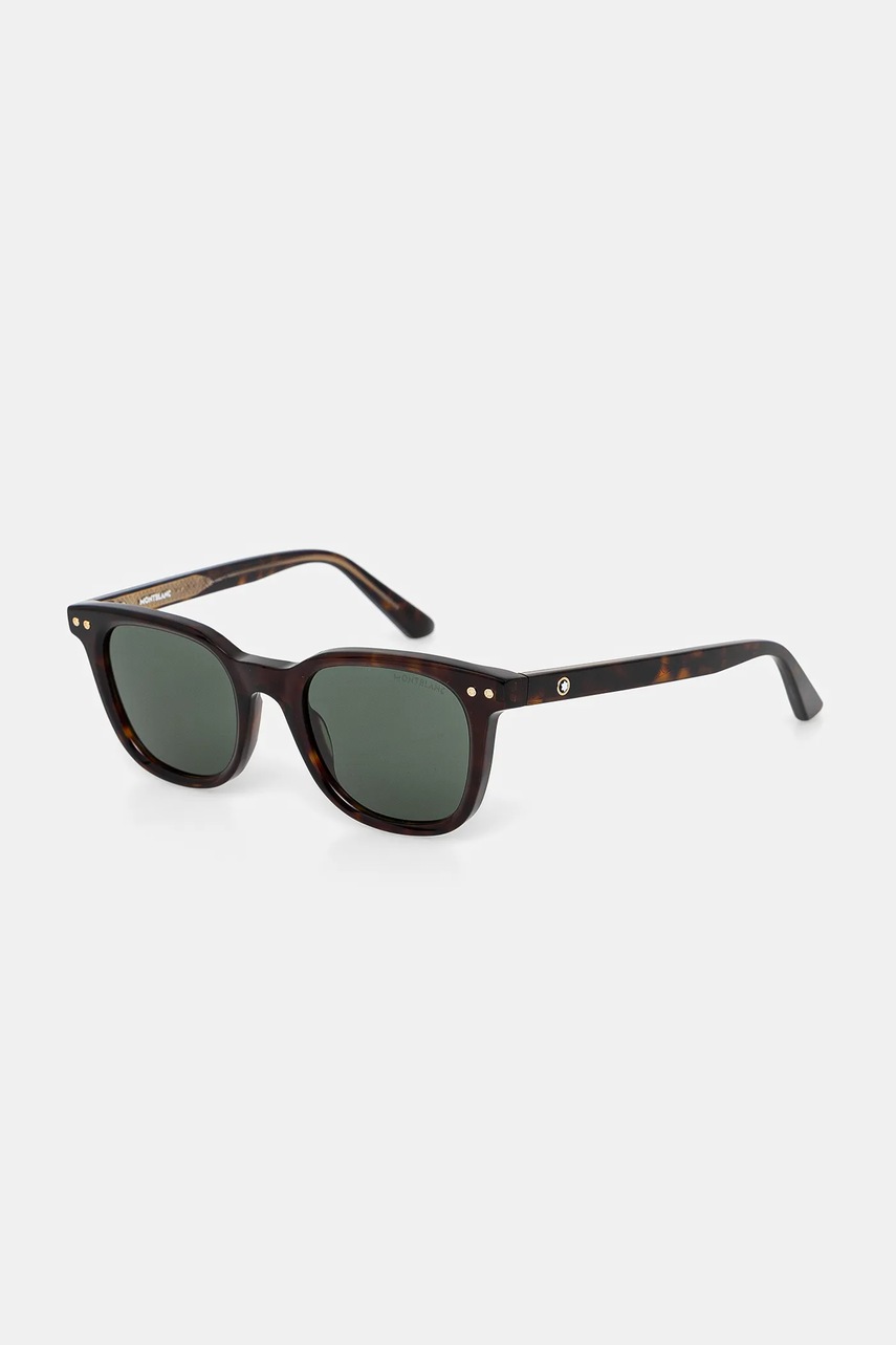 Montblanc ochelari de soare barbati, culoarea bordo, MB0320S