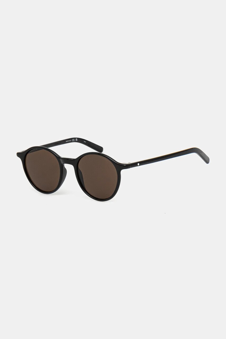 Montblanc ochelari de soare barbati, culoarea negru, MB0324S