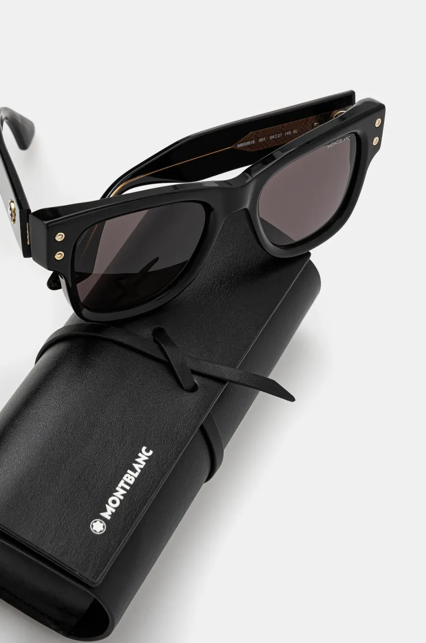Montblanc napszemüveg fekete, férfi, MB0381S termék 2. képe