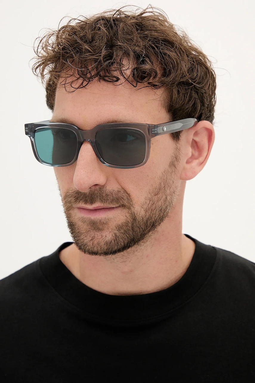 Montblanc ochelari bărbați, culoarea gri, MB0383S - 0 | YEO