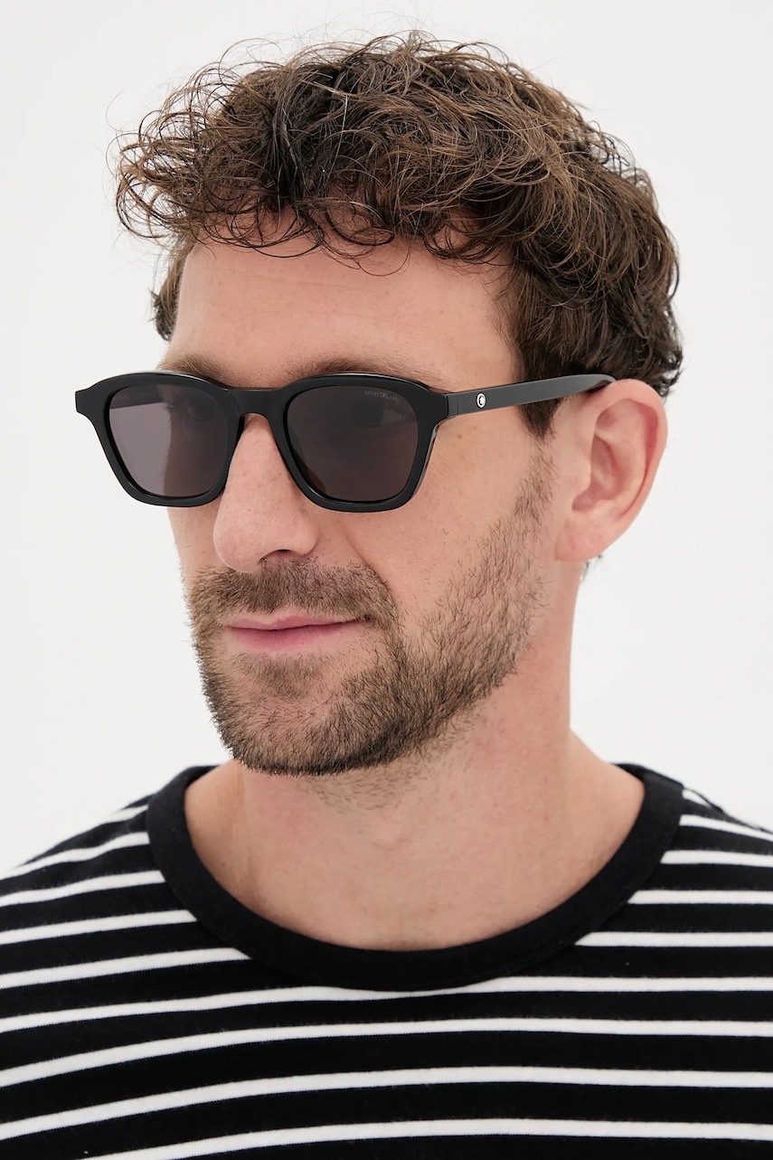 Montblanc ochelari bărbați, culoarea negru, MB0384S - 0 | YEO