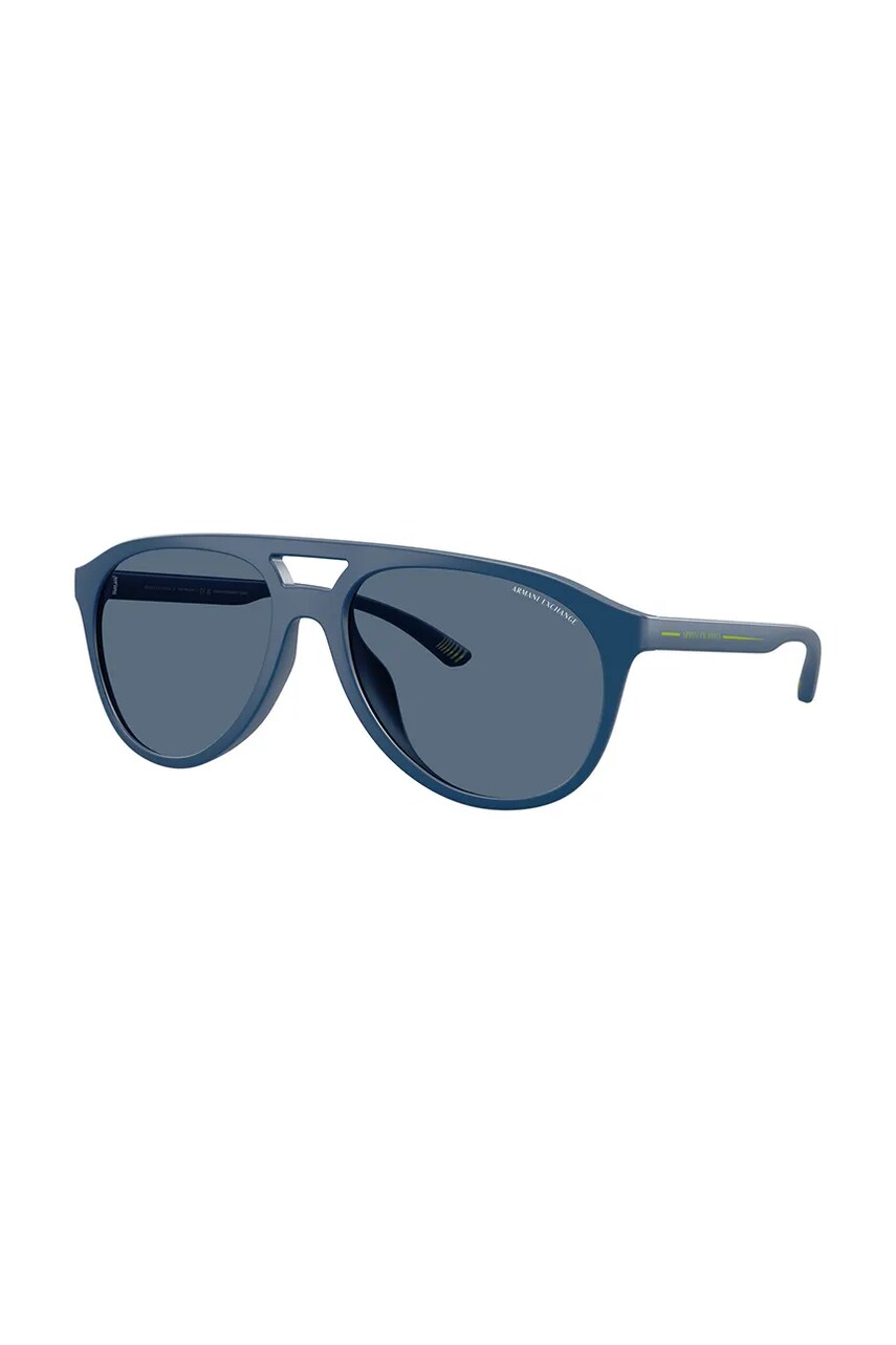Armani Exchange ochelari de soare bărbați, culoarea bleumarin, 0AX4156SU