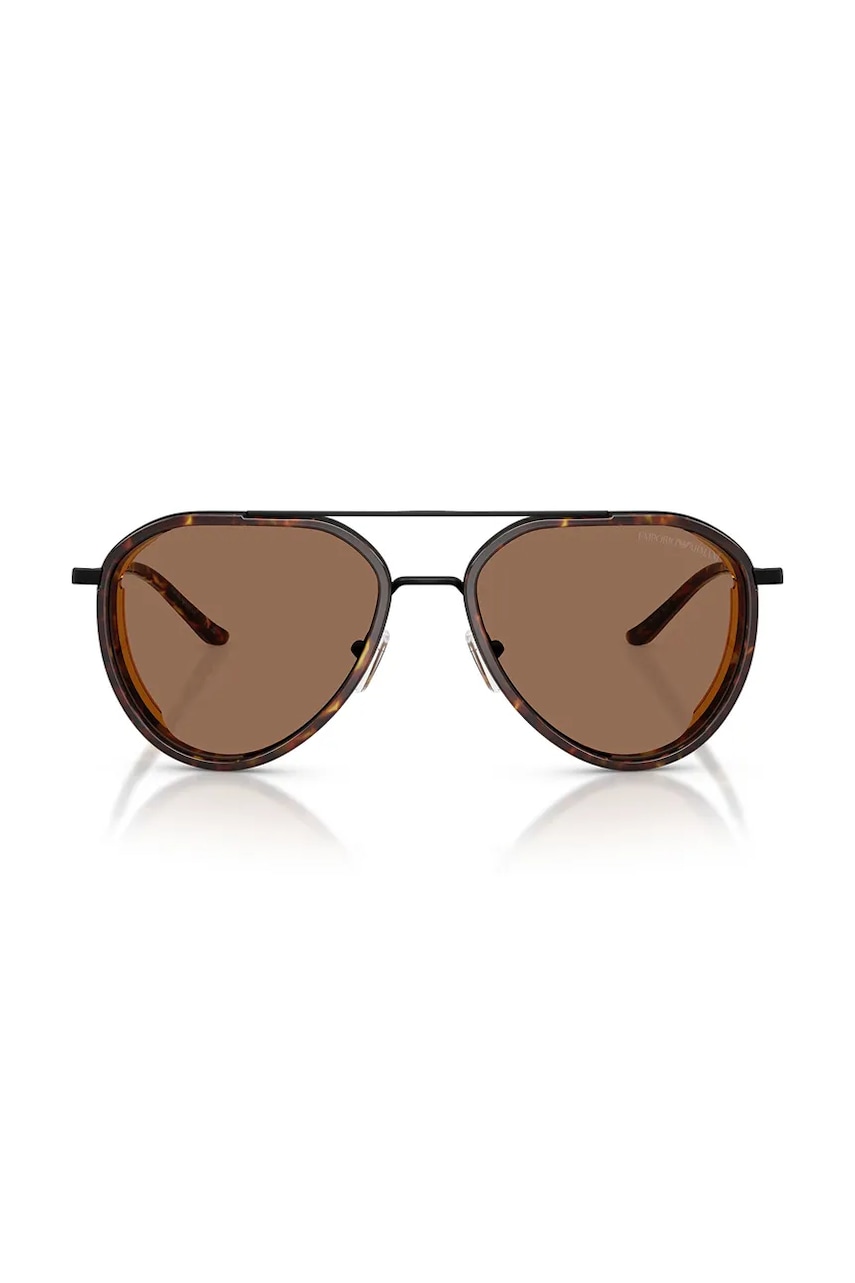Солнцезащитные очки Emporio Armani мужские цвет коричневый 0EA2163 Солнцезащитные очки Emporio Armani мужские цвет коричневый 0EA2163