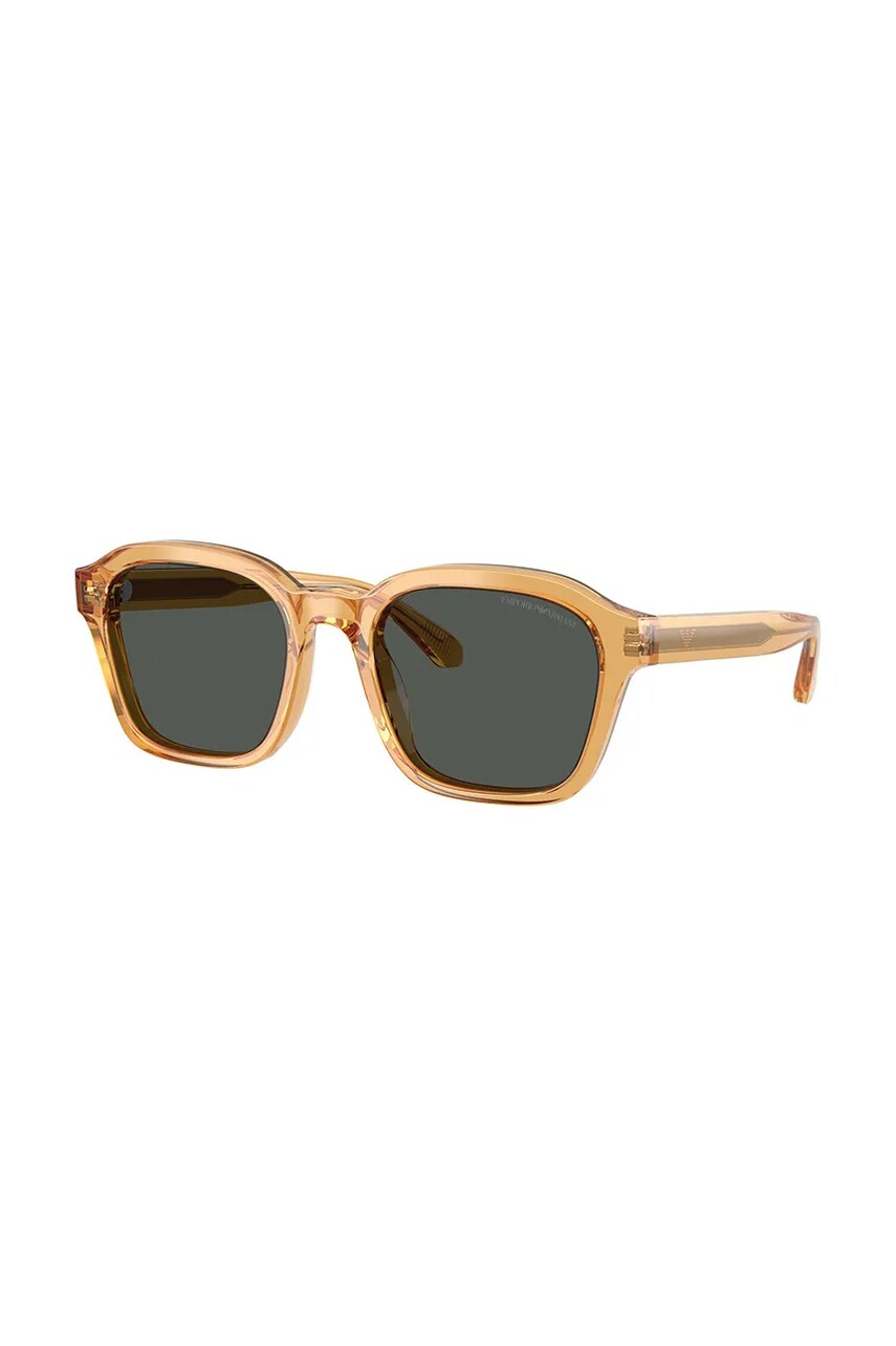Emporio Armani ochelari de soare bărbați, culoarea galben, 0EA4245U