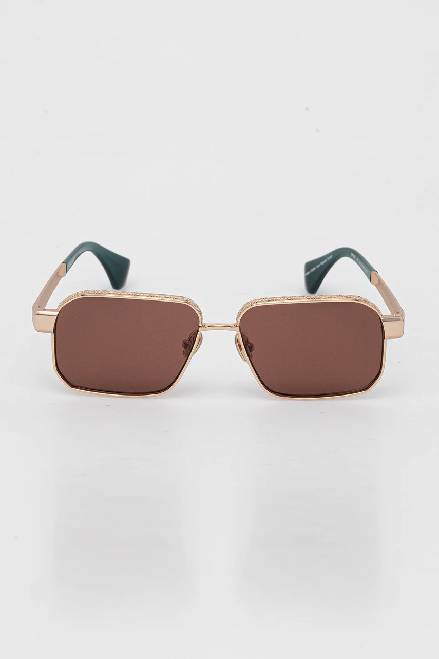 Γυαλιά ηλίου Vivienne Westwood Mickie ανδρικό, χρώμα: χρυσαφί, VW7036 φωτογραφία