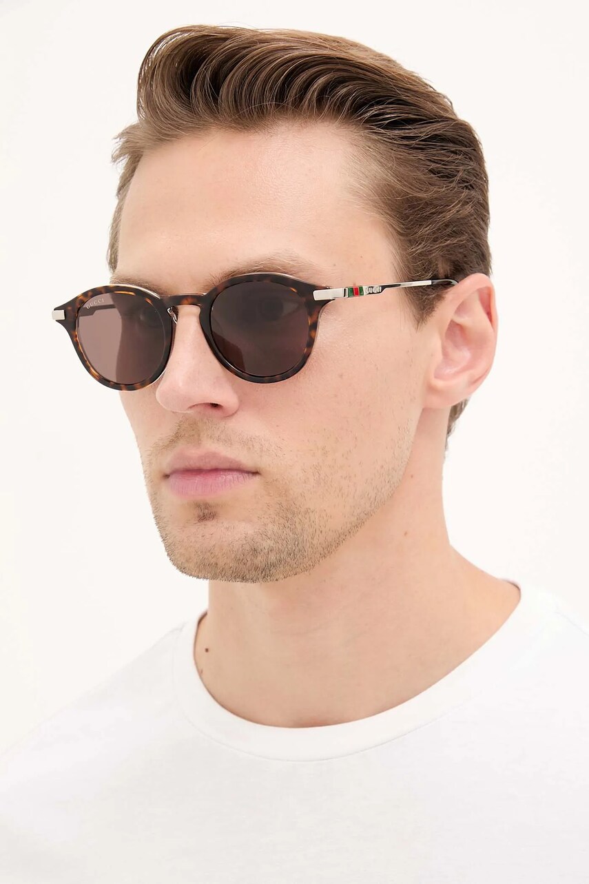 Gucci ochelari de soare culoarea maro, GG1890S