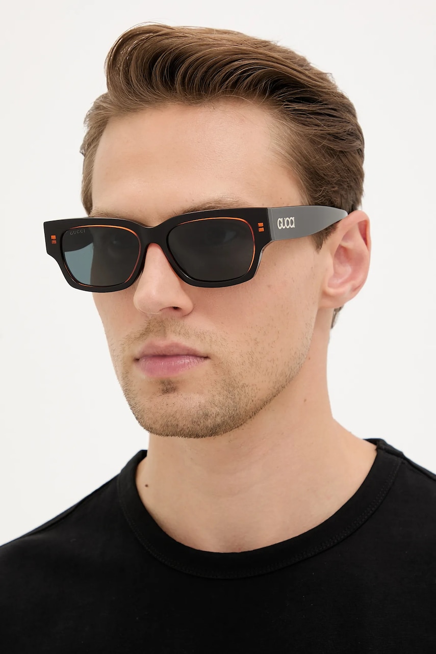 Gucci ochelari de soare culoarea negru, GG1794S
