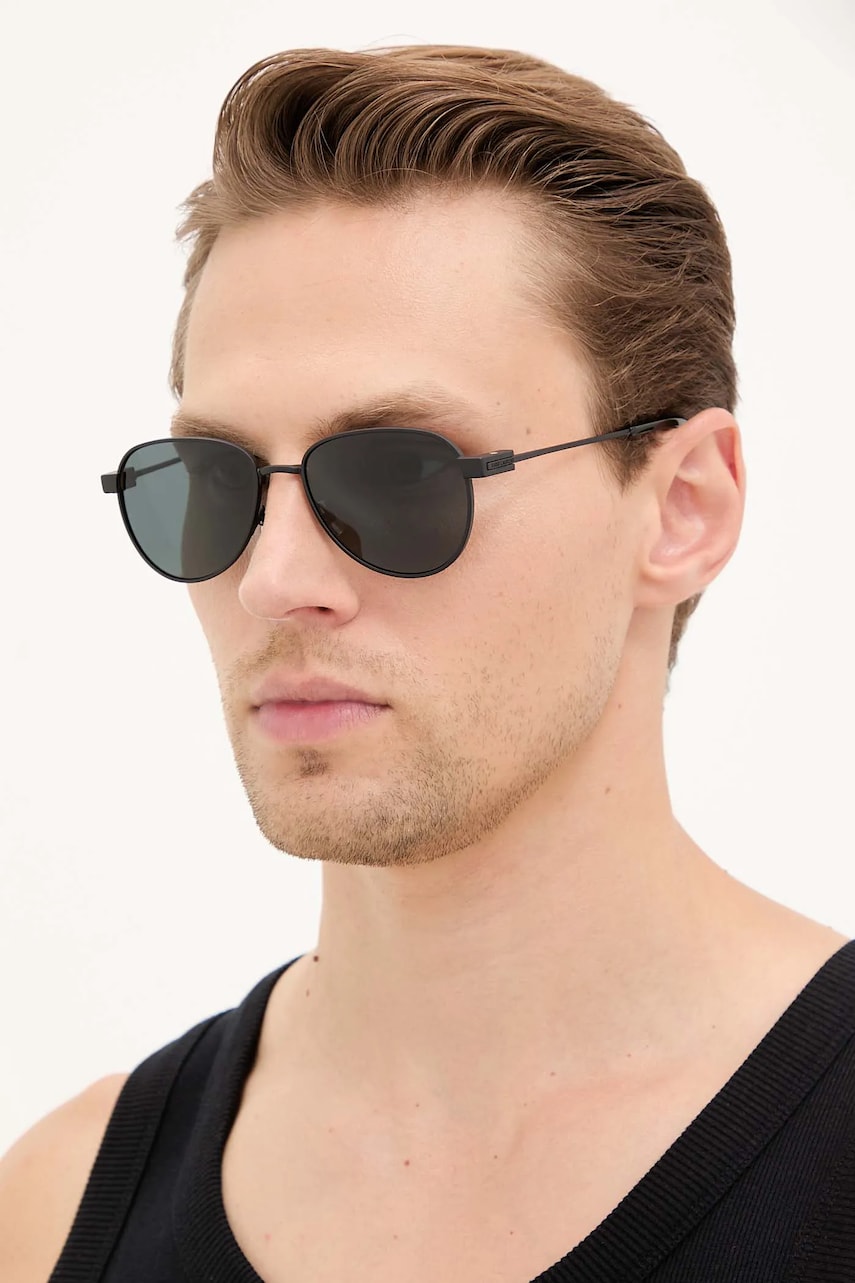 Levně Sluneční brýle Saint Laurent pánské, černá barva, SL 772
