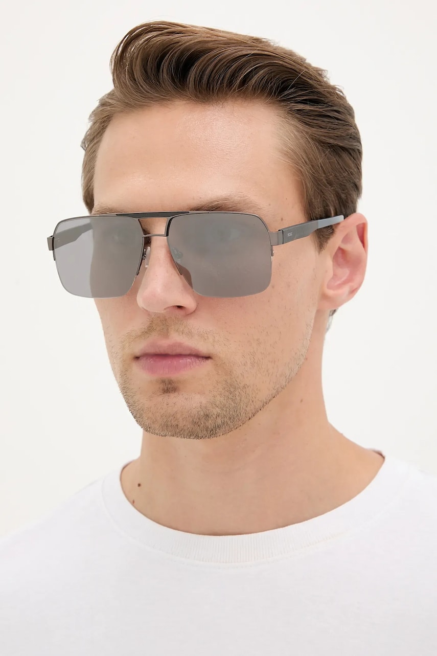 BOSS ochelari de soare culoarea negru, BOSS 1767/S