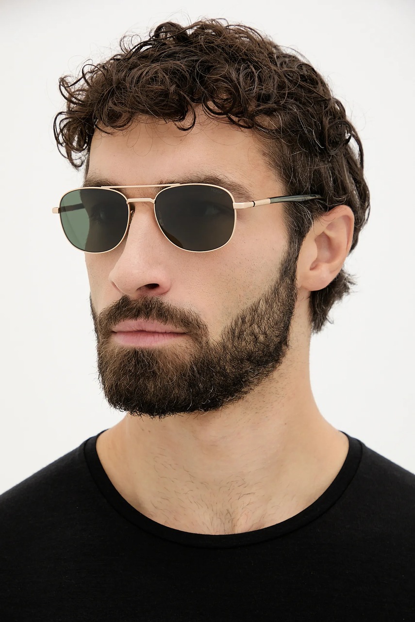 HUGO ochelari de soare culoarea auriu, HG 1375/S