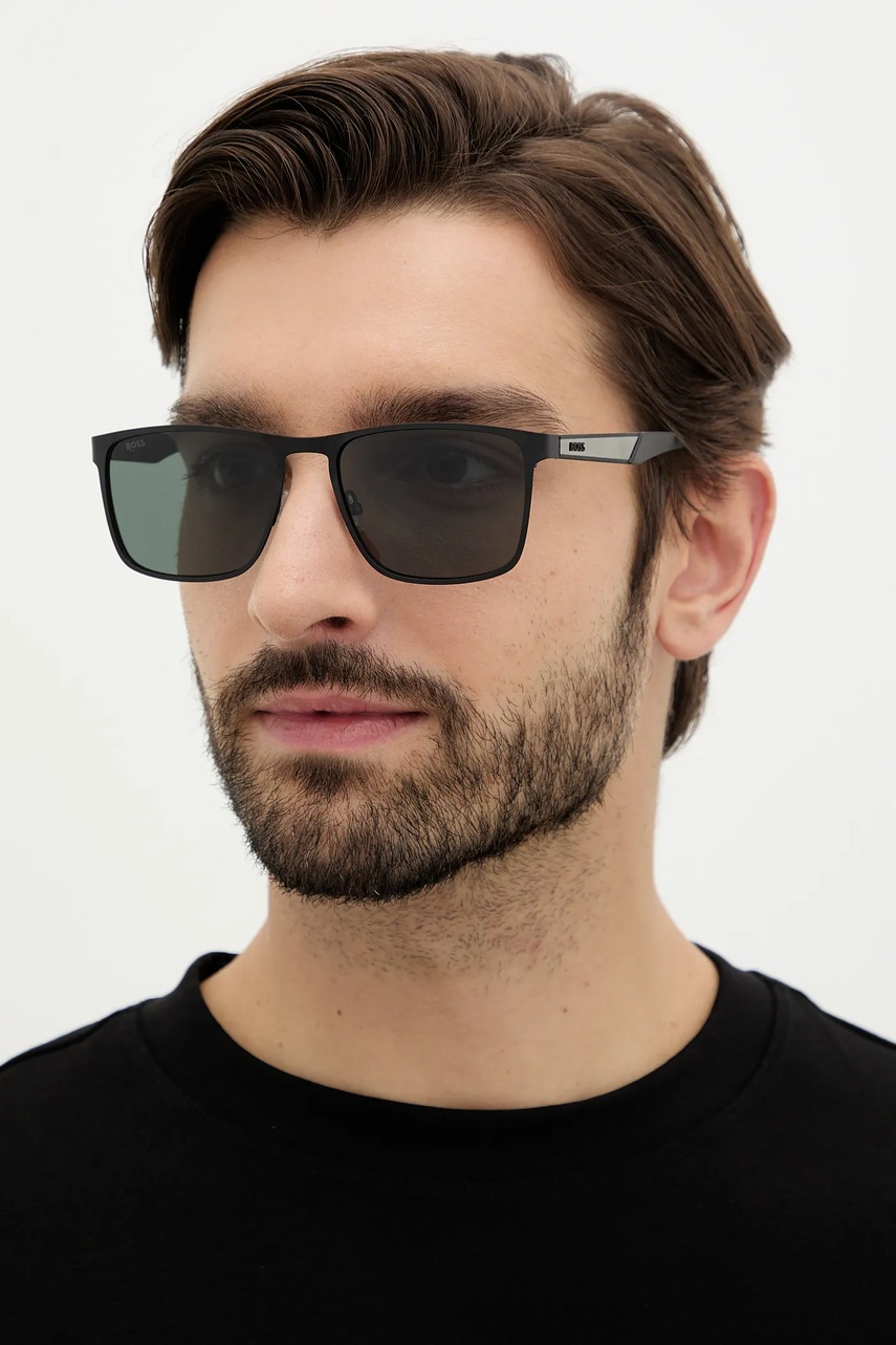 BOSS ochelari de soare culoarea negru, BOSS 1826/S