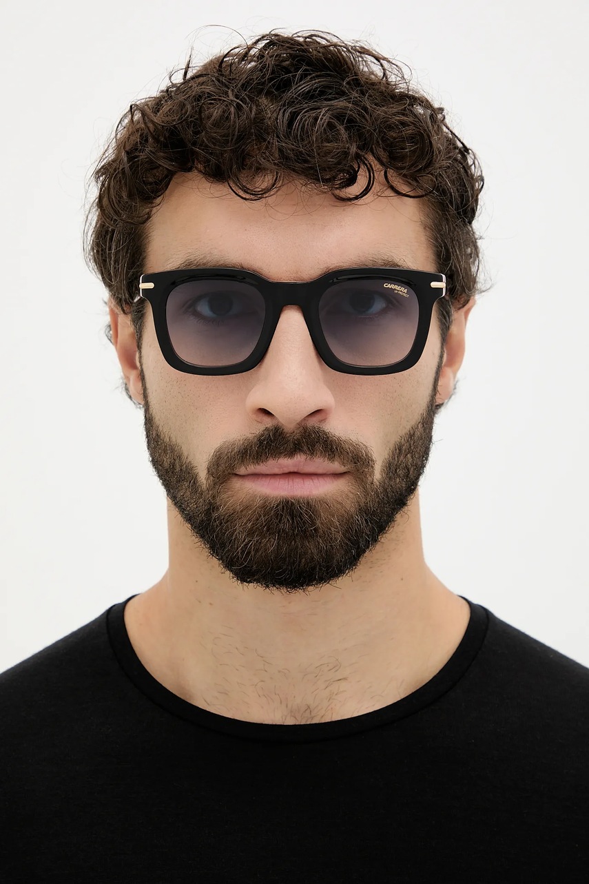 Γυαλιά ηλίου Carrera ανδρικά, χρώμα: μαύρο, CARRERA 365/S φωτογραφία