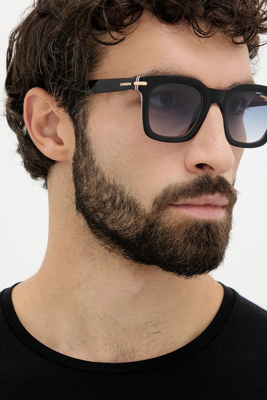 Γυαλιά ηλίου Carrera ανδρικά, χρώμα: μαύρο, CARRERA 365/S φωτογραφία