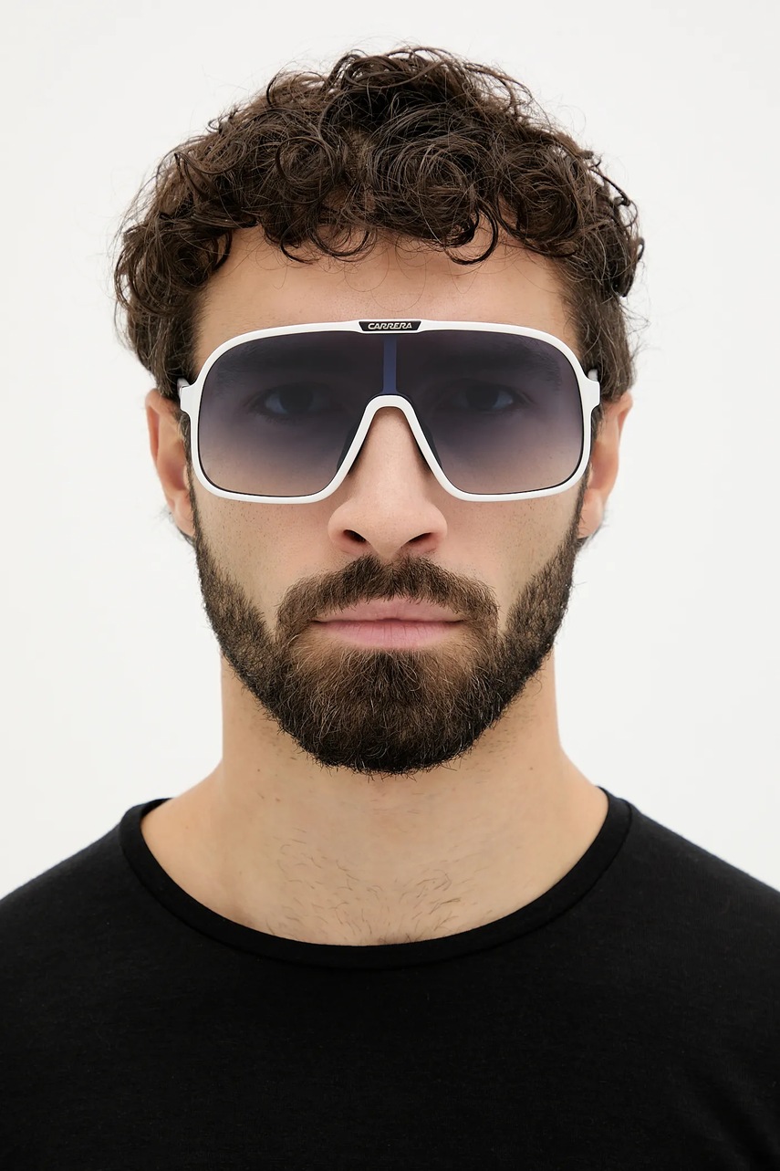 Γυαλιά ηλίου Carrera ανδρικά, χρώμα: άσπρο, C SPORT 11/S φωτογραφία
