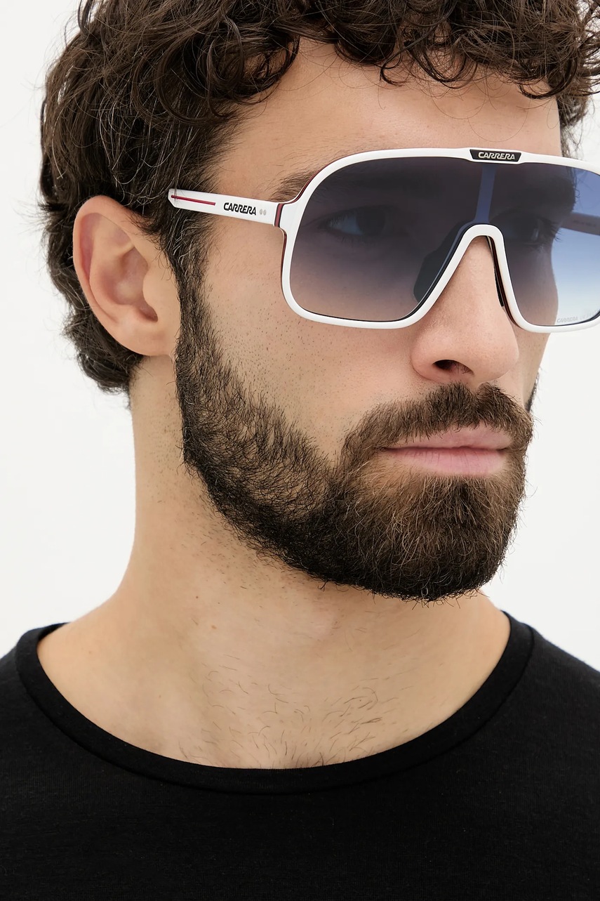 Γυαλιά ηλίου Carrera ανδρικά, χρώμα: άσπρο, C SPORT 11/S φωτογραφία