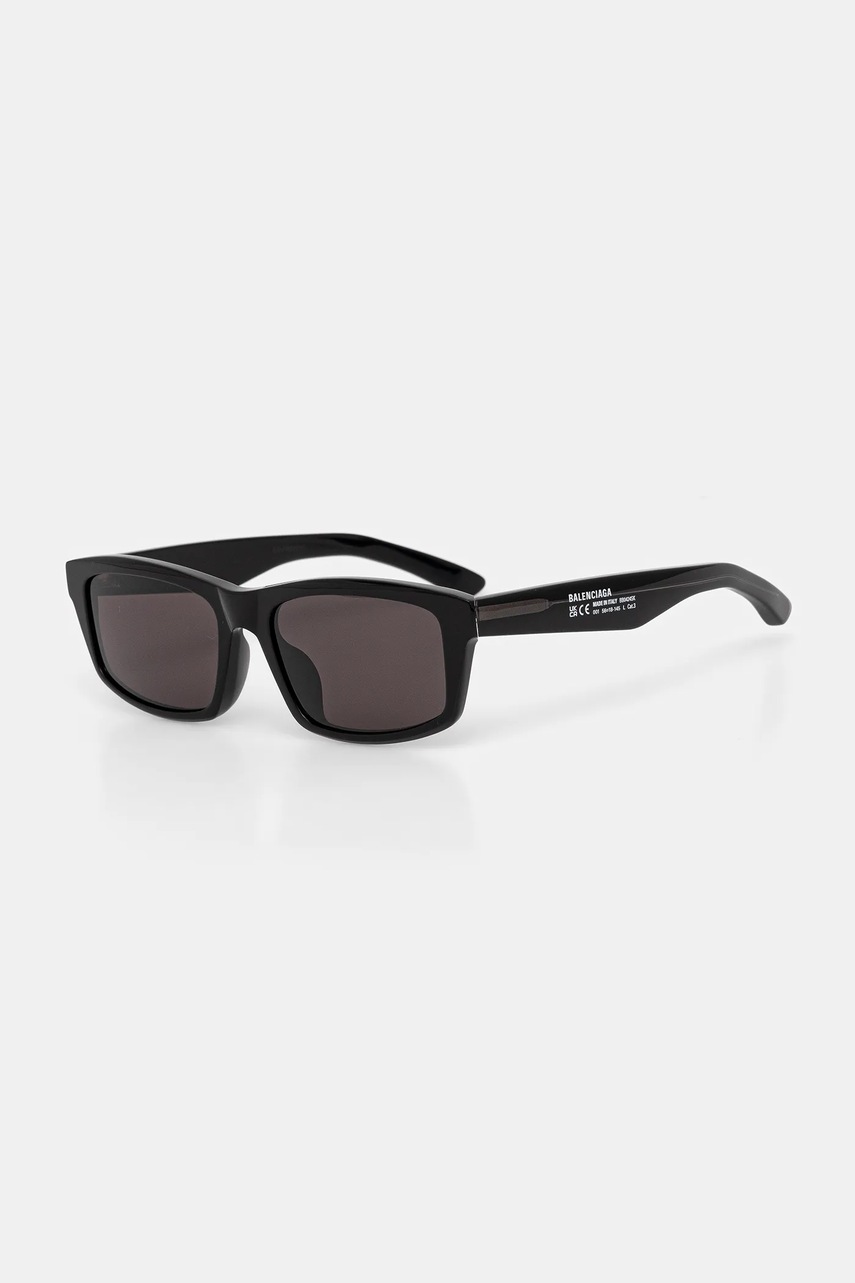 Levně Sluneční brýle Balenciaga pánské, černá barva, BB0424SK