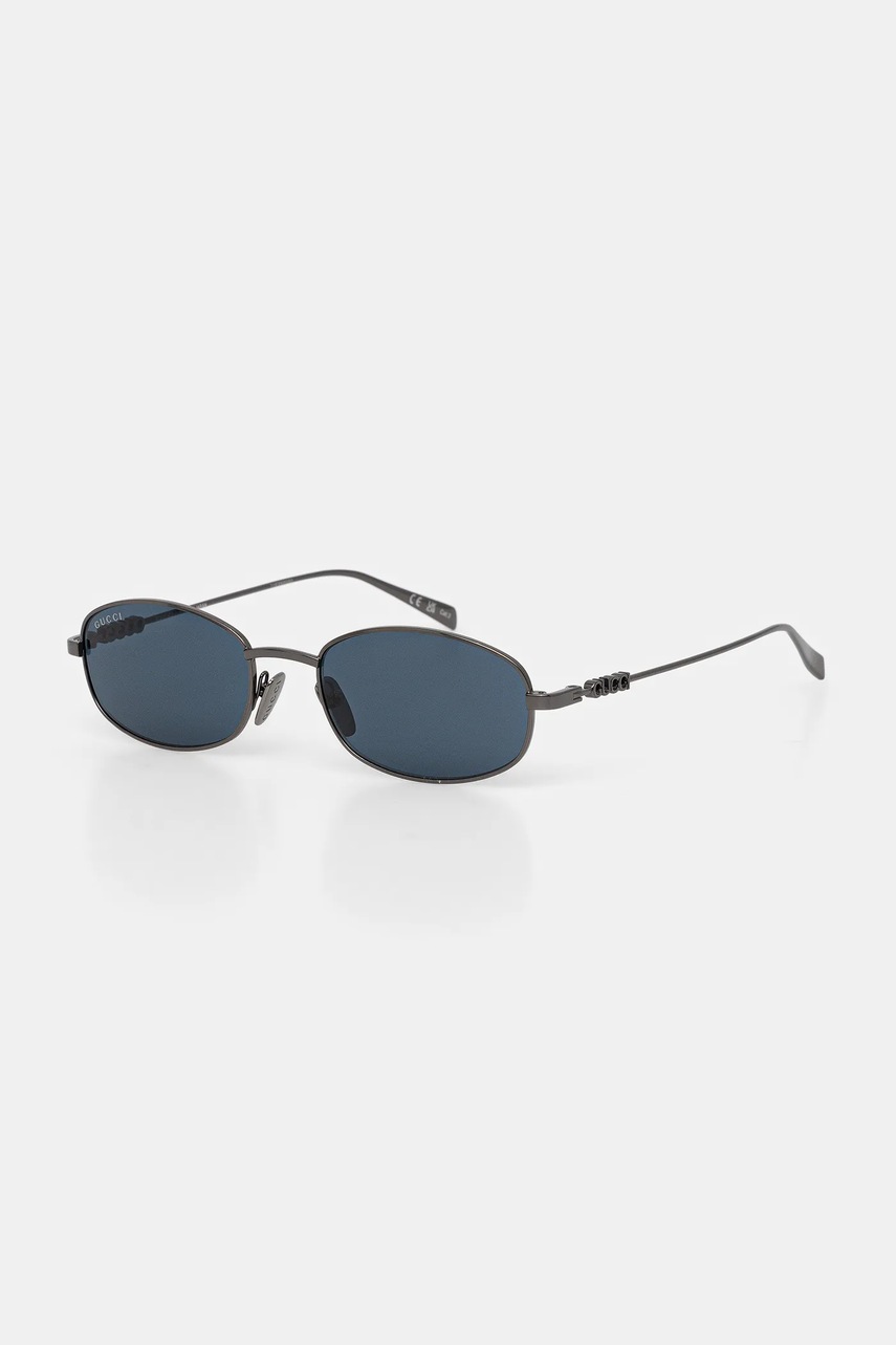 Levně Sluneční brýle Gucci pánské, šedá barva, GG1940S