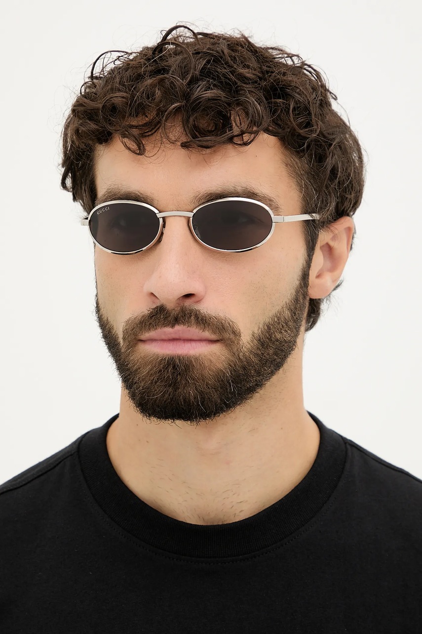 Gucci ochelari de soare culoarea argintiu, GG1942S