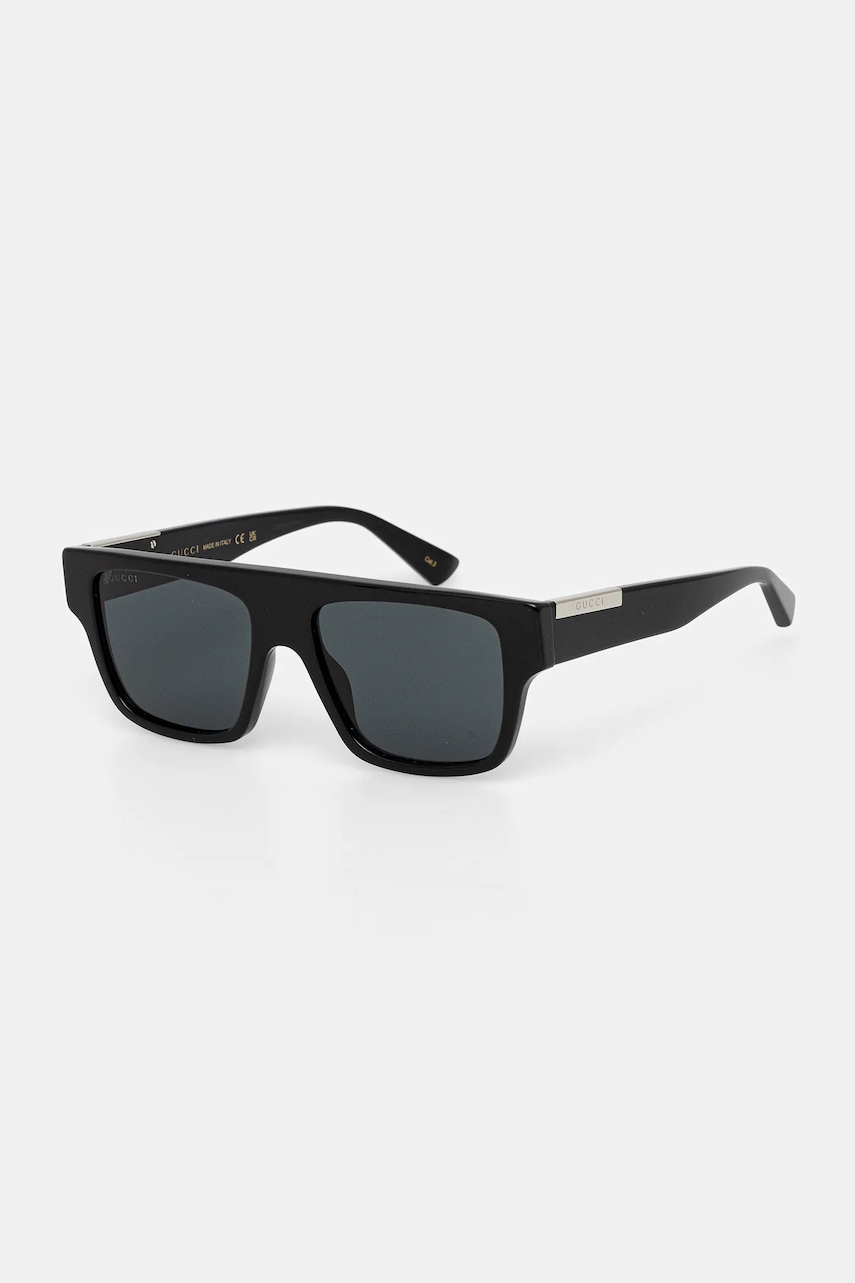 Gucci ochelari de soare culoarea negru, GG1960S
