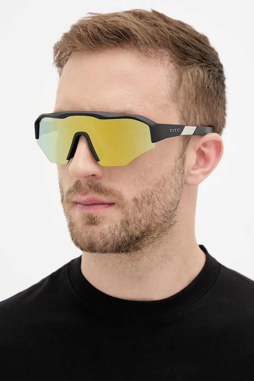 Gucci ochelari de soare culoarea negru, GG2017S