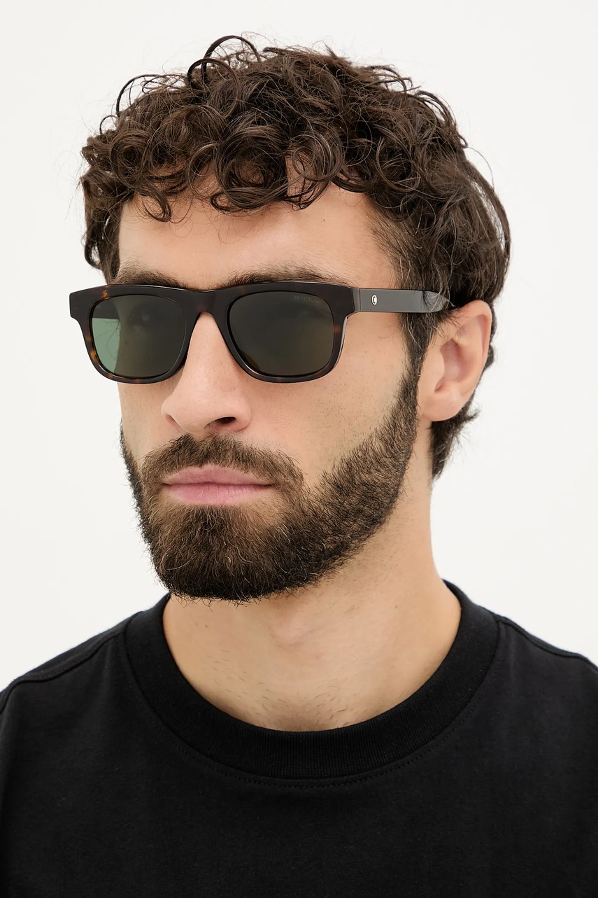 Montblanc ochelari de soare culoarea maro, MB0421S