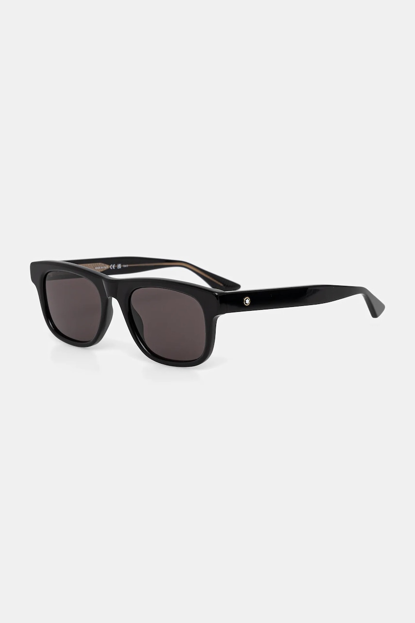 Montblanc ochelari de soare culoarea negru, MB0421S