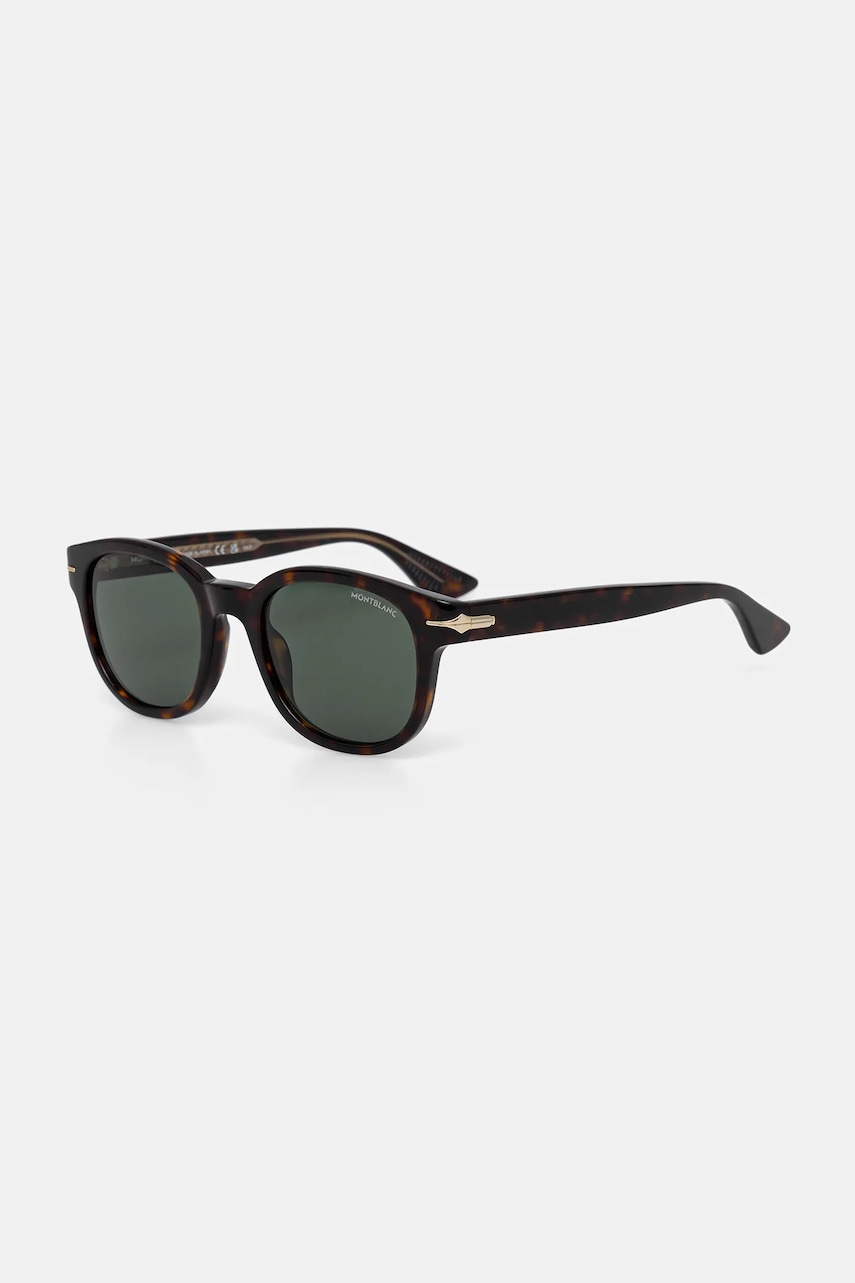 Montblanc ochelari de soare culoarea maro, MB0435S
