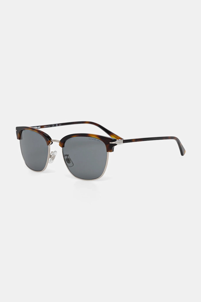 Montblanc ochelari de soare culoarea maro, MB0439SA