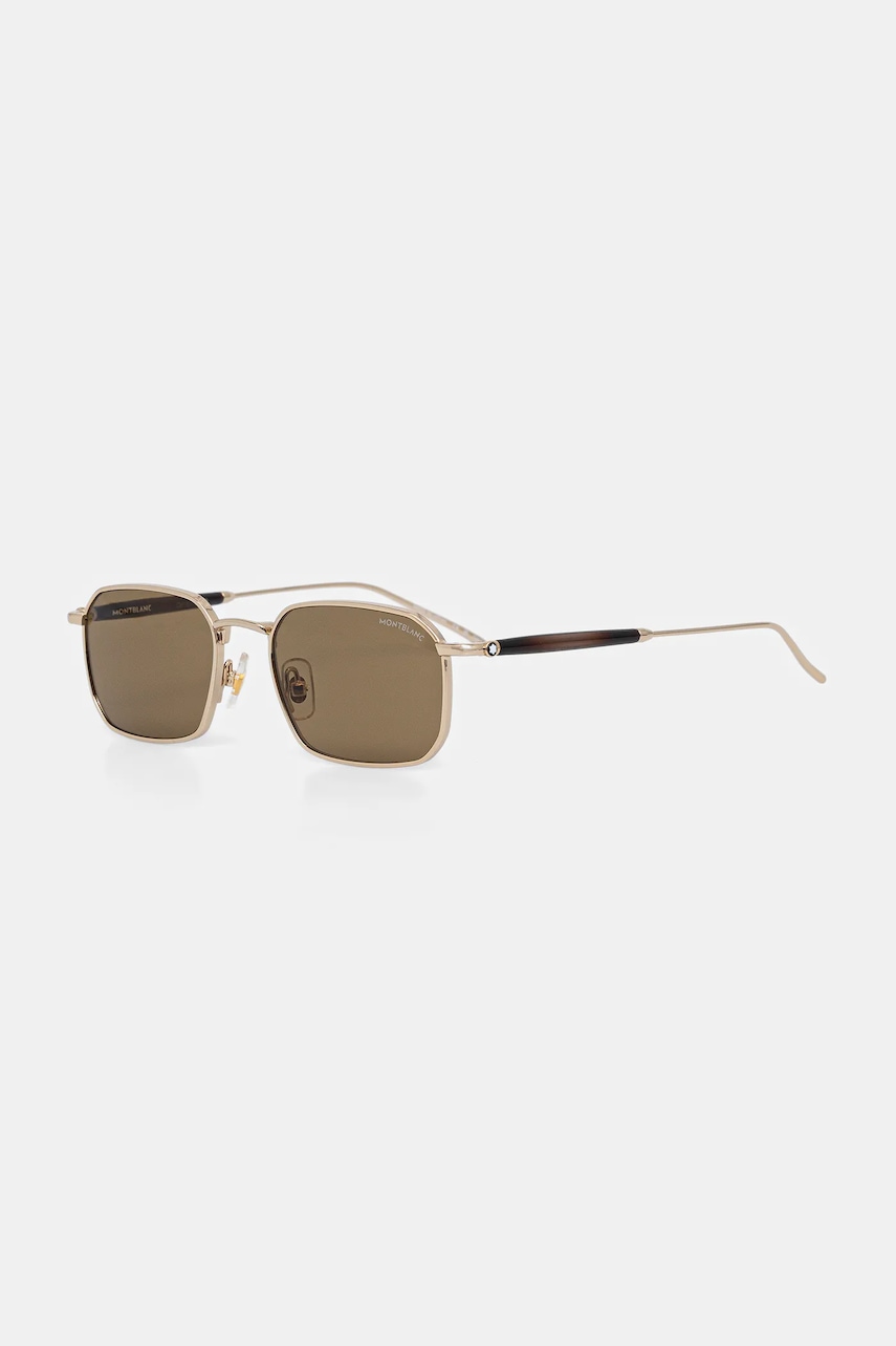 Montblanc ochelari de soare culoarea auriu, MB0441S
