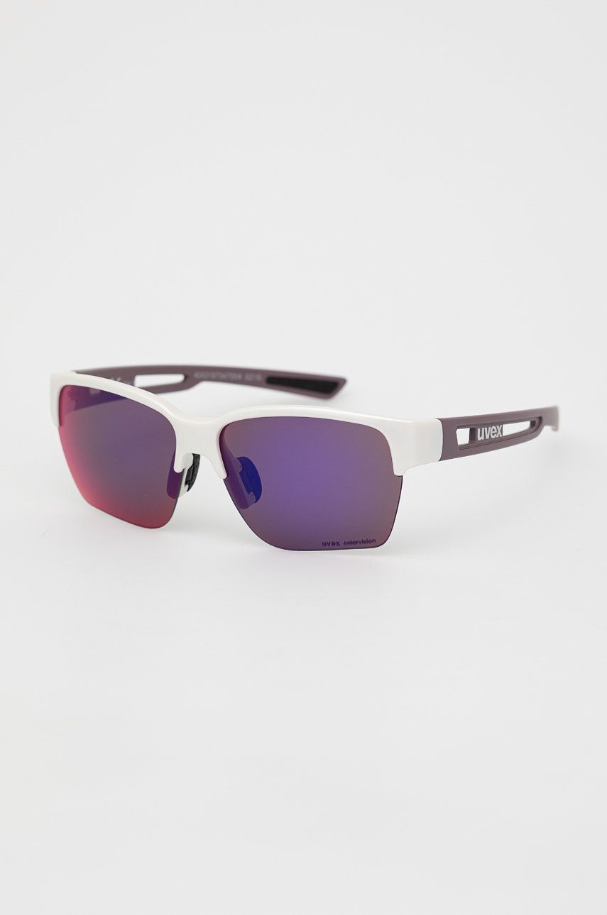 Brýle Uvex fialová barva - fialová -  Umělá hmota