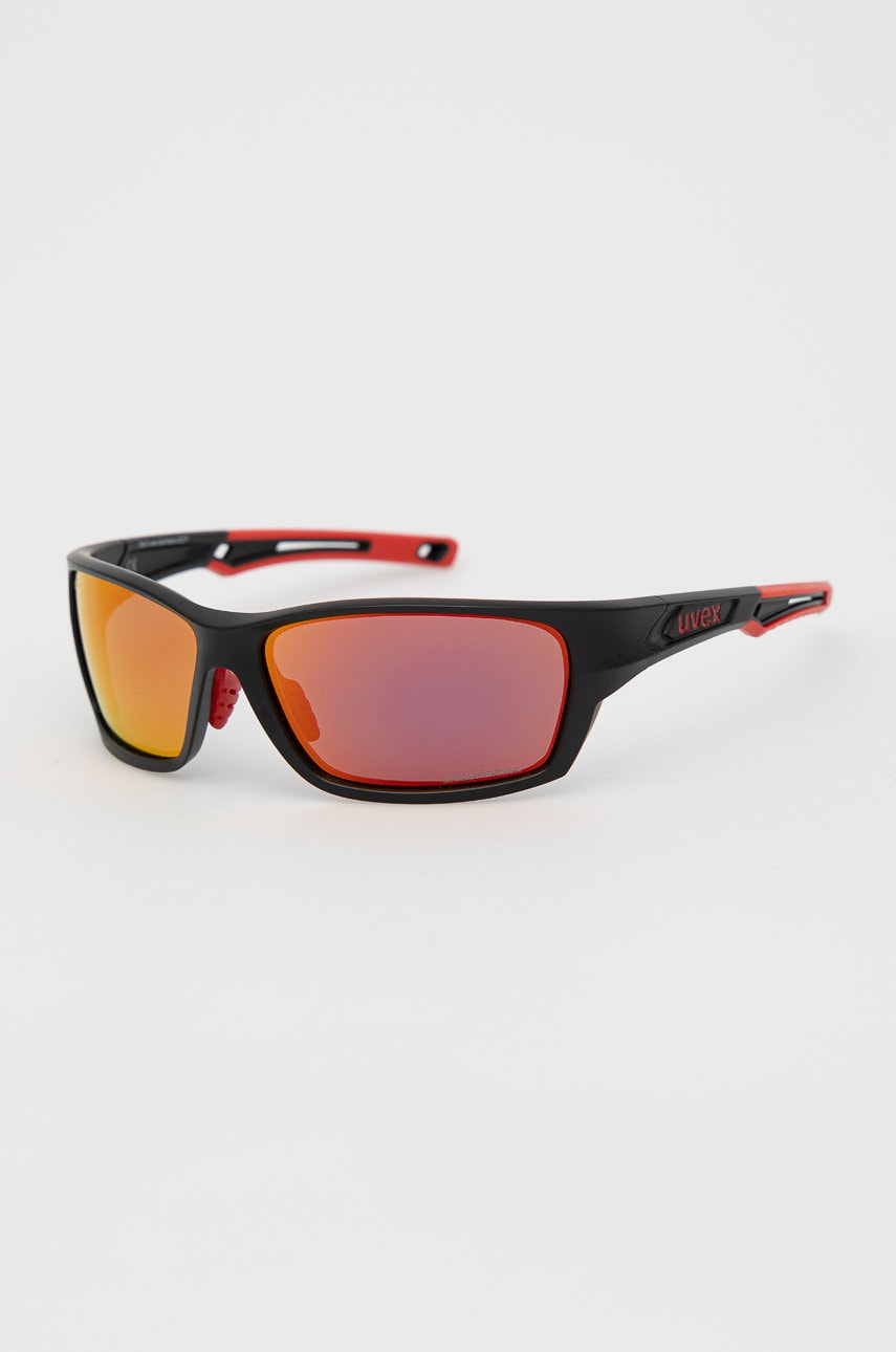 Uvex ochelari de soare Sportstyle 232 P culoarea negru Uvex ochelari de soare Sportstyle 232 P culoarea negru