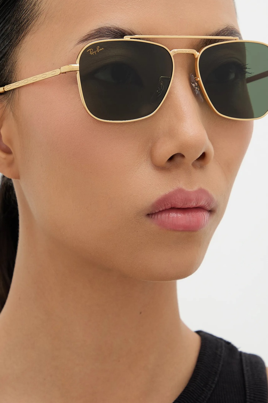 Γυαλιά ηλίου Ray-Ban χρώμα: χρυσαφί φωτογραφία