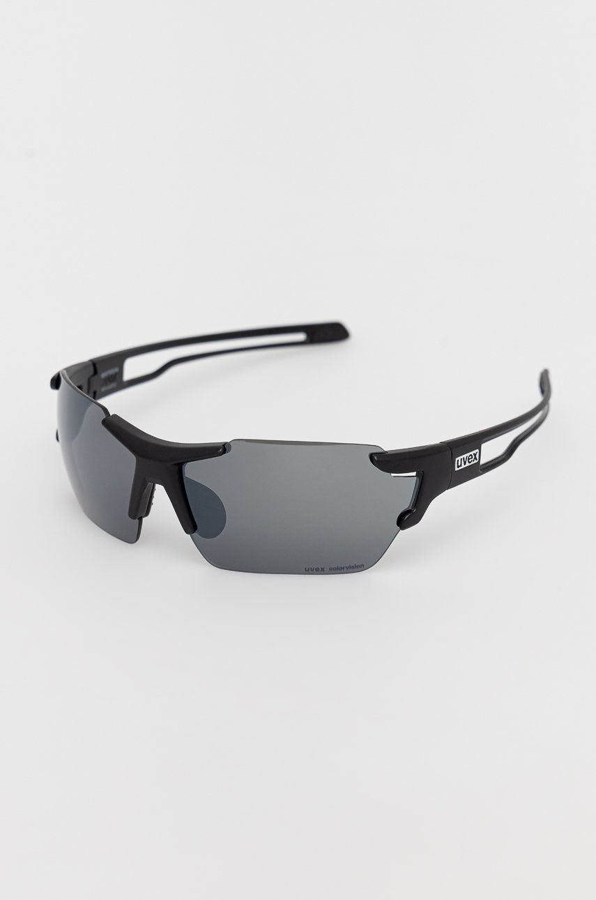 Uvex okulary przeciwsłoneczne Sportstyle 803 CV kolor czarny