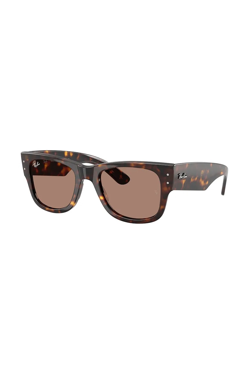 Ray-Ban ochelari de soare MEGA WAYFARER culoarea maro, 0RB0840S Ray-Ban ochelari de soare MEGA WAYFARER culoarea maro, 0RB0840S