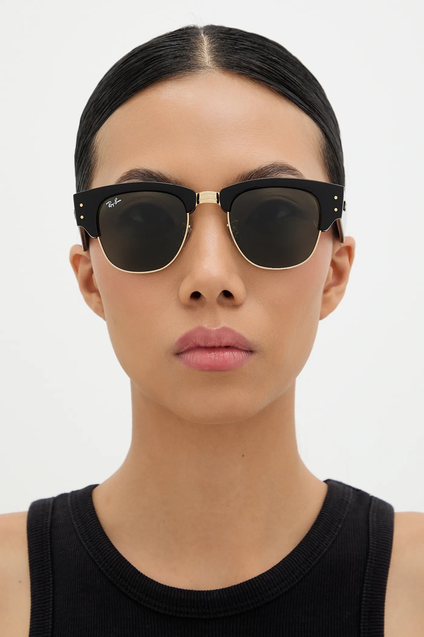 Γυαλιά ηλίου Ray-Ban χρώμα: μαύρο φωτογραφία