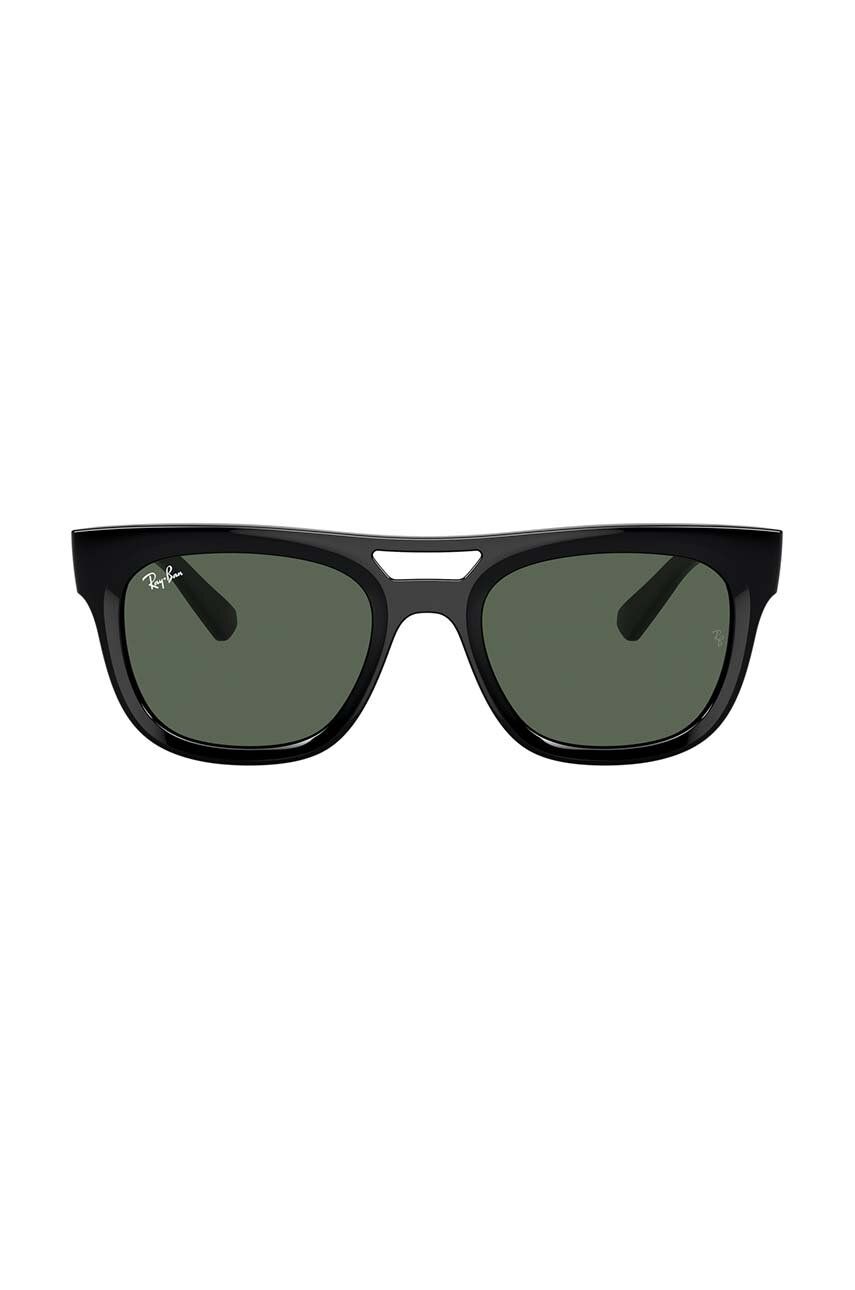 Ray-Ban ochelari de soare culoarea verde Ray-Ban ochelari de soare culoarea verde