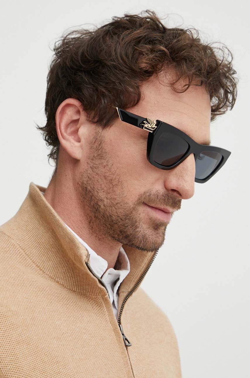 Γυαλιά ηλίου Etro χρώμα: μαύρο, ETRO 0028 S φωτογραφία