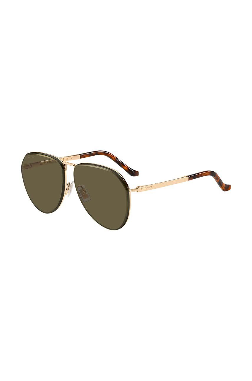 Etro ochelari de soare culoarea verde - Shoppu.ro