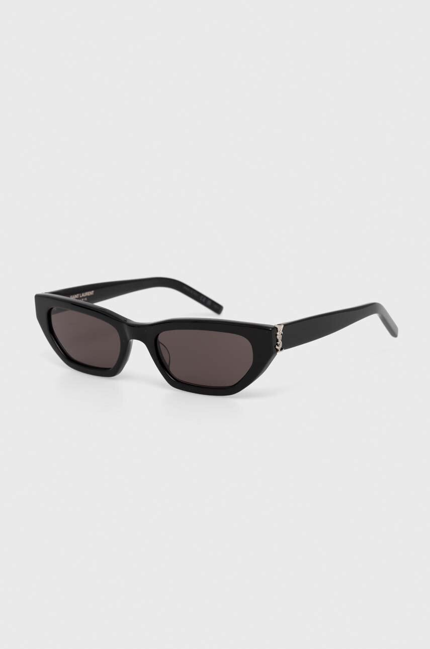 Saint Laurent ochelari de soare culoarea negru Saint Laurent ochelari de soare culoarea negru