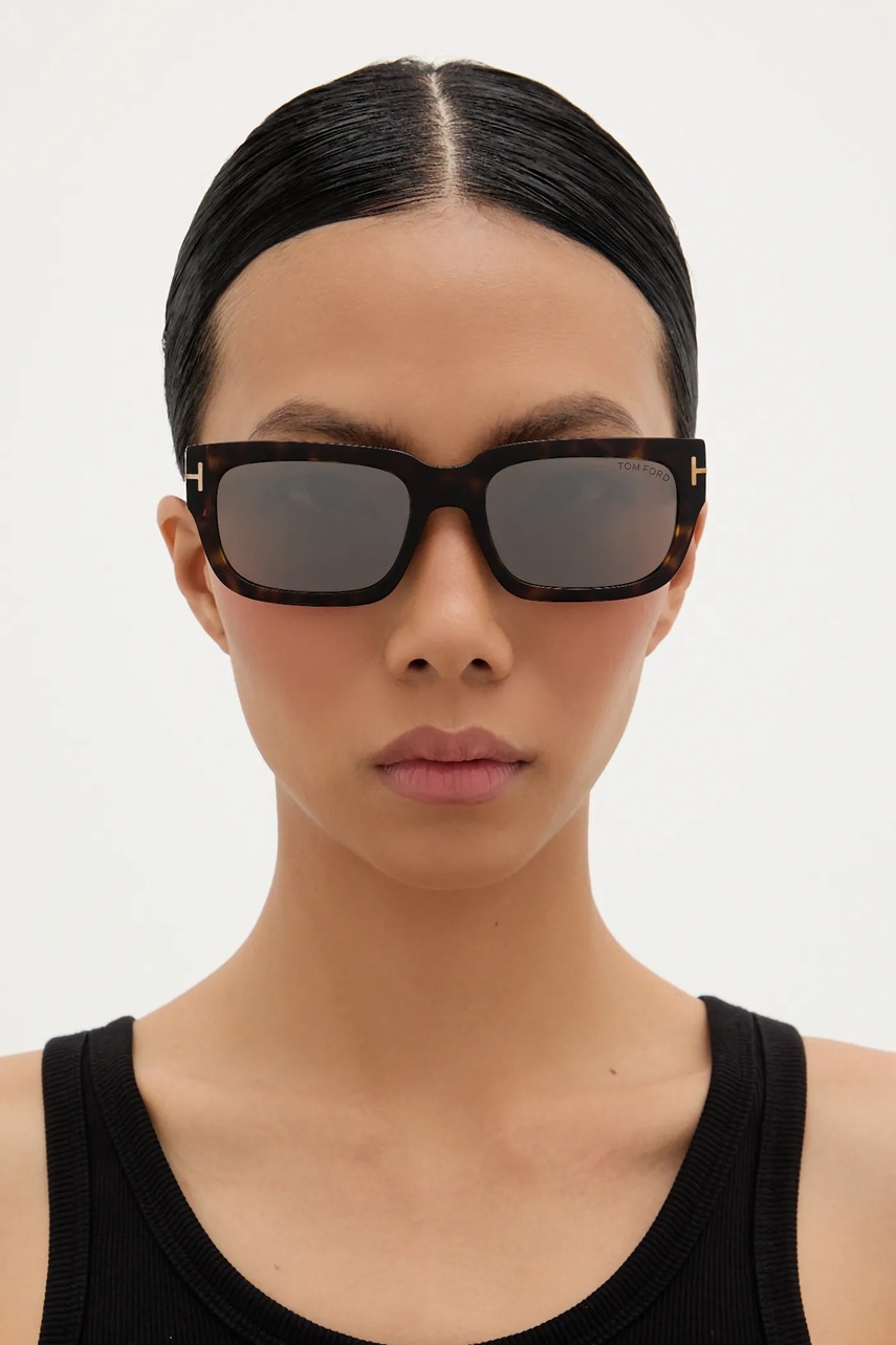 Γυαλιά ηλίου Tom Ford χρώμα: καφέ, FT1075_5452L φωτογραφία