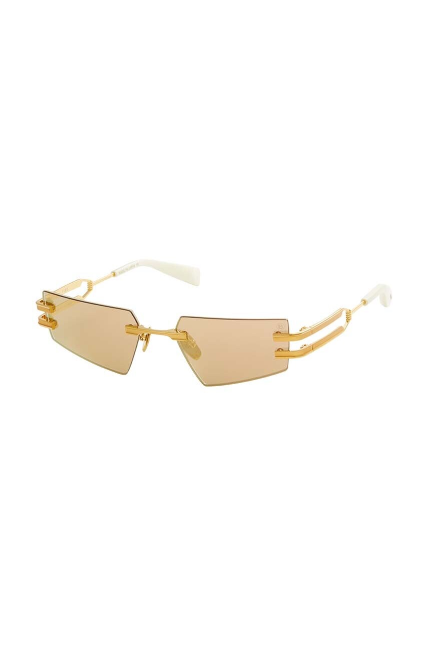 Balmain ochelari de soare FIXE culoarea auriu, BPS-123D