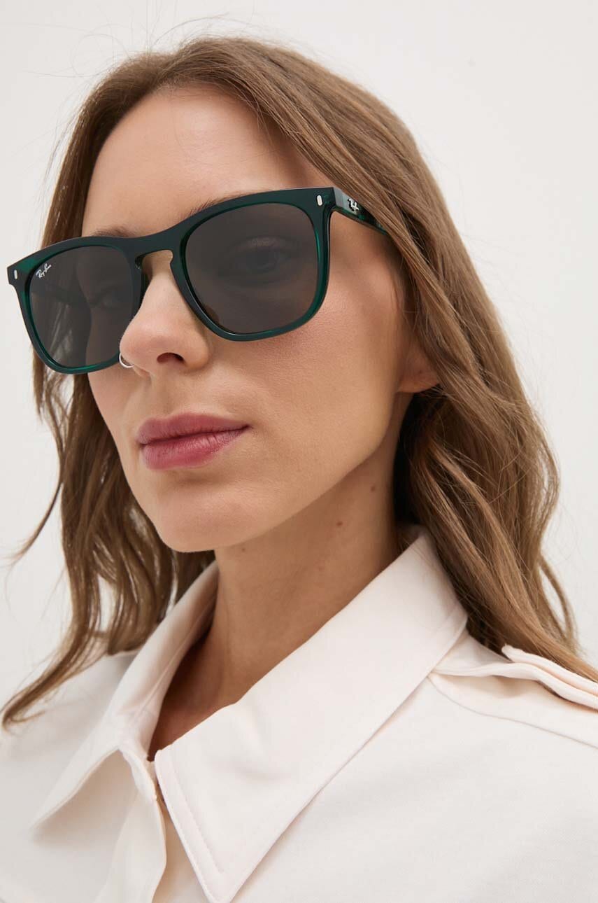 Ray-Ban ochelari de soare culoarea verde, 0RB2210
