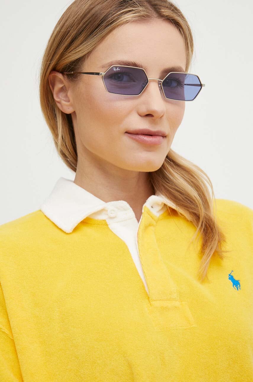 Ray-Ban ochelari de soare culoarea argintiu, 0RB3728 Ray-Ban ochelari de soare culoarea argintiu, 0RB3728