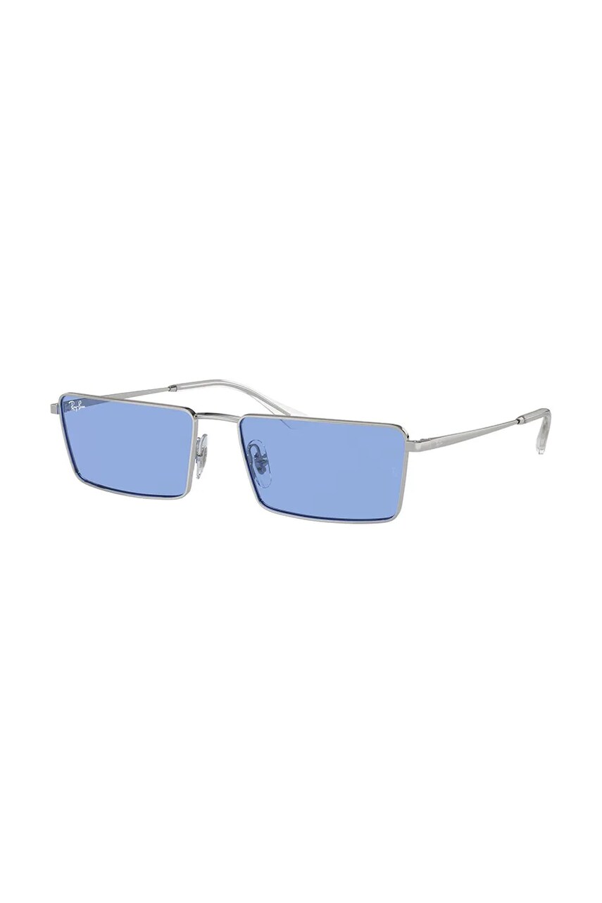Ray-Ban ochelari de soare culoarea argintiu, 0RB3741