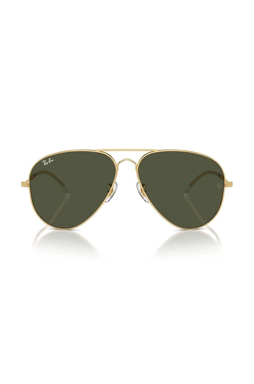 Сонцезахисні окуляри Ray-Ban колір золотий 