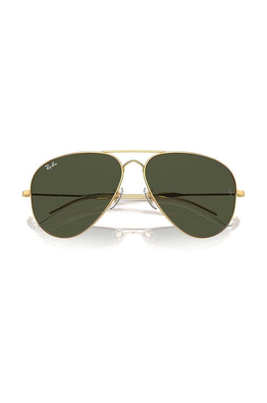 Сонцезахисні окуляри Ray-Ban колір золотий 