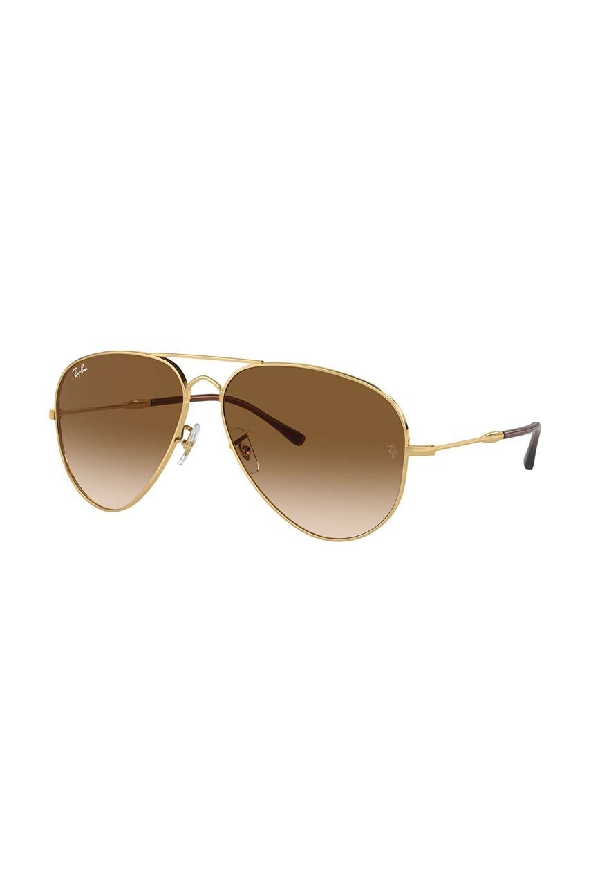 Sluneční brýle Ray-Ban zlatá barva