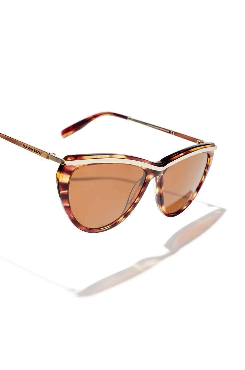 Γυαλιά ηλίου Hawkers χρώμα: καφέ, HA-HBOW23CWX0 φωτογραφία